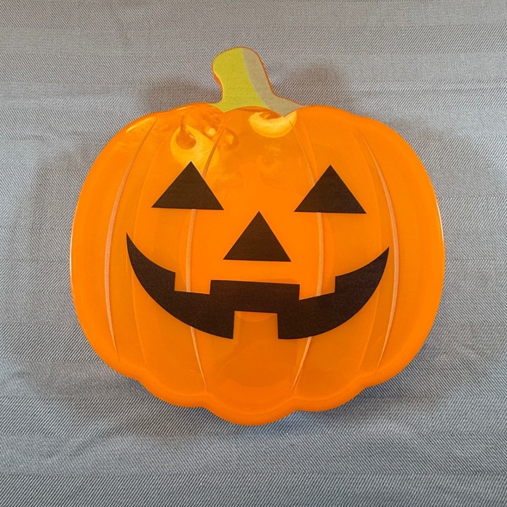 Cook With Color Halloween Pumpkin Snack Box Orange Jack-O-Lantern HWSNKTG9 2383